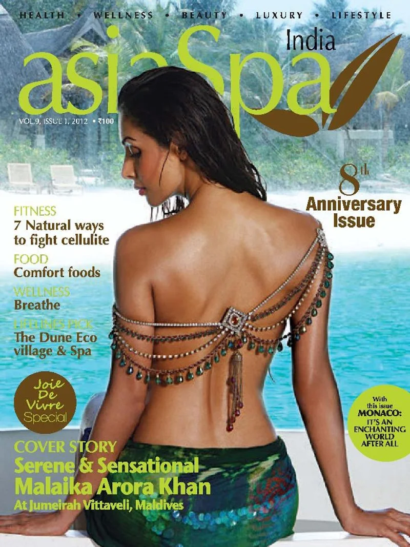 Malaika Arora sexy back magazine cover photoshoot