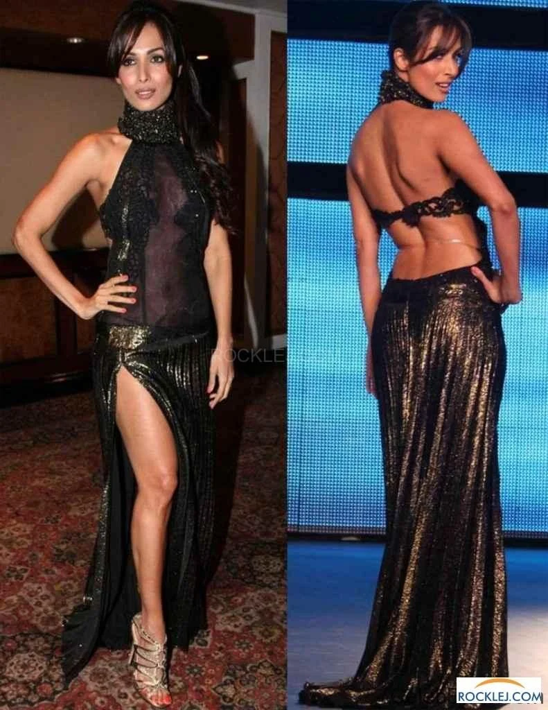 Malaika Arora backless dress