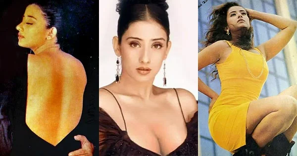 manisha koirala backless cleavage hot bold 90s actress