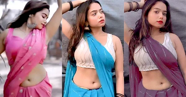 30 stunning hot pics of Manisha Rani in sarees – dancer, actress and Bigg Boss OTT 2 contestant.