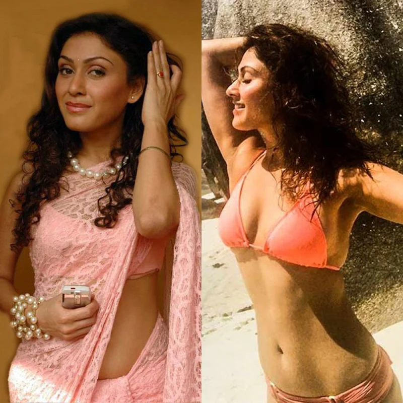 Manjari Fadnnis – saree vs bikini – 159.