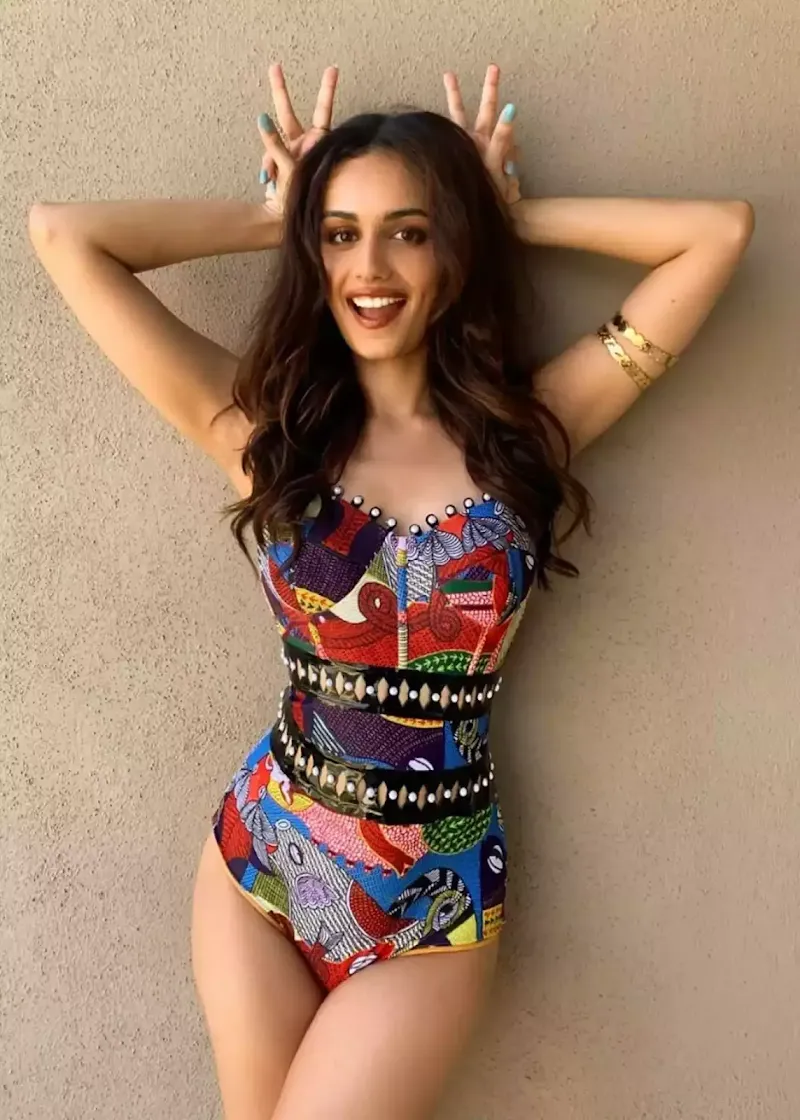 manushi chhillar swimsuit sexy body hot actress