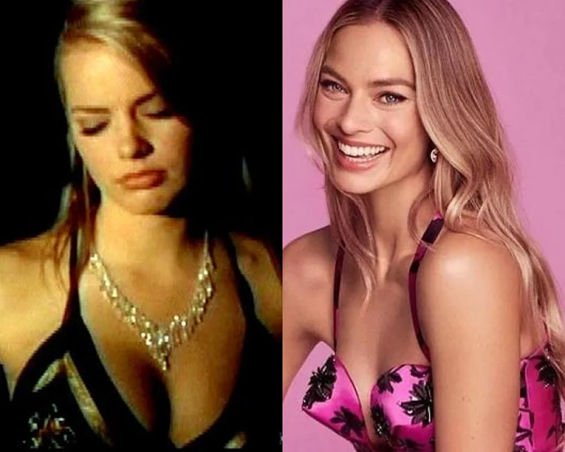 Margot Robbie – then vs now – celebrity transformation.