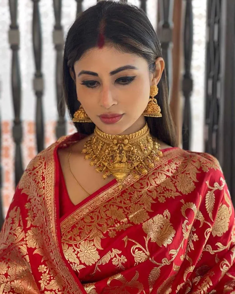 Mouni Roy sindoor mangalsutra indian wife look