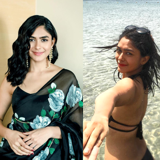 Mrunal Thakur – saree vs bikini – 183.