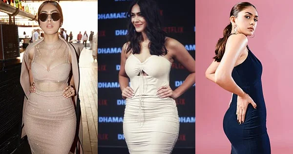 11 hot photos of Mrunal Thakur flaunting her curvy figure in tight fit dresses – see now.