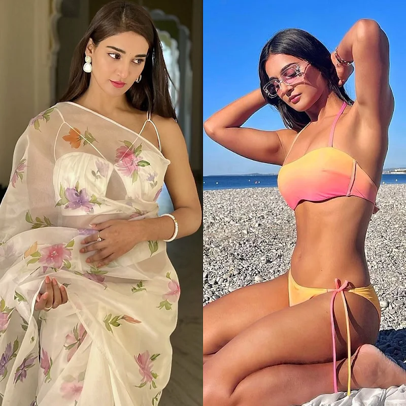 Mukti Mohan – saree vs bikini – 80.