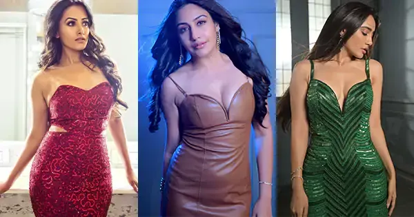 naagin actress bodycon dress sexy body