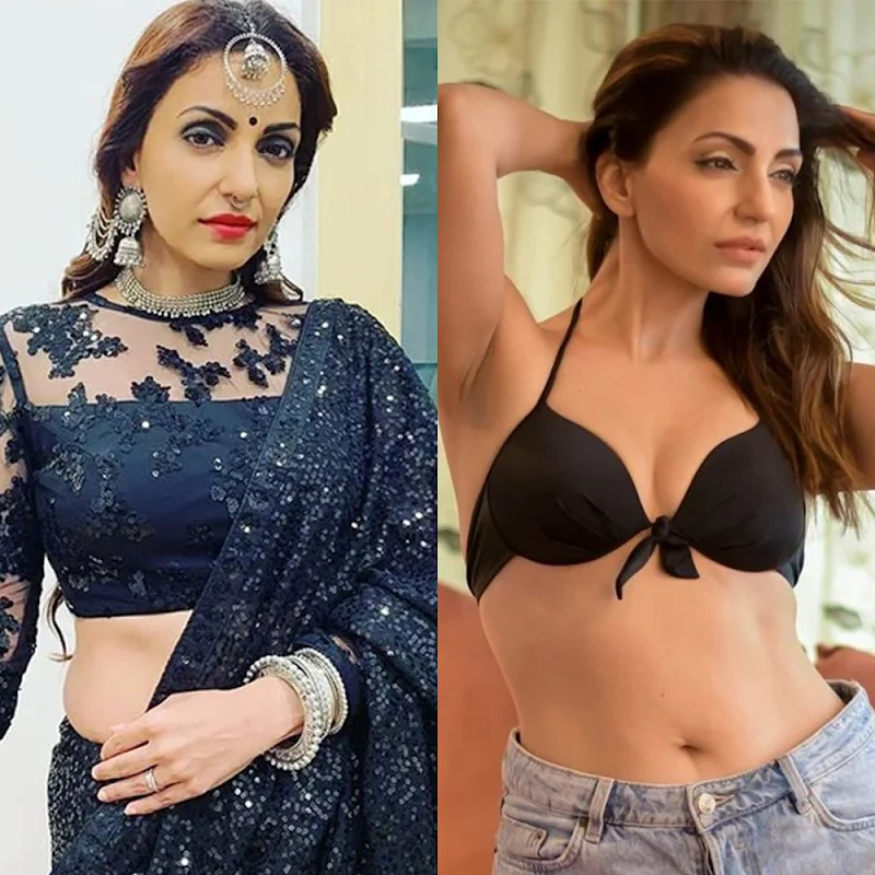 Navina Bole – saree vs bikini – 93.