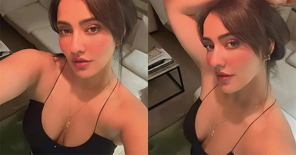 Neha Sharma flaunting ample cleavage in latest selfie – see now.