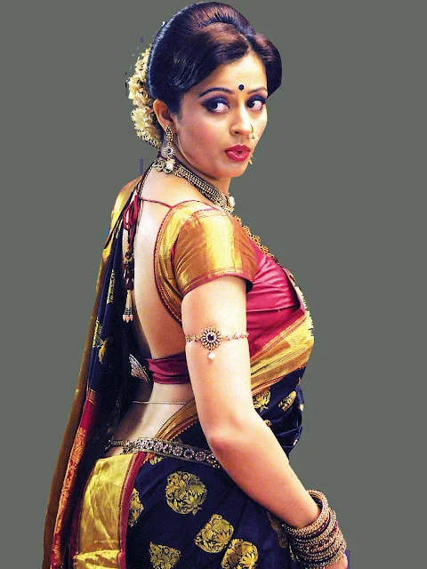 nehha pendse backless saree hot marathi actress