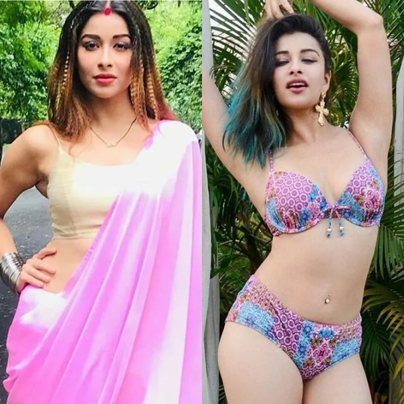 Nyra Banerjee – saree vs bikini – 167.