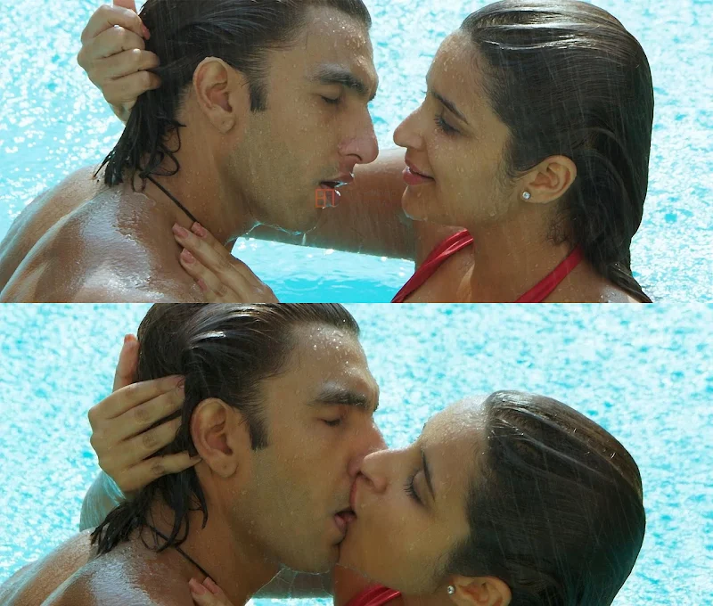 parineeti chopra hot kiss scene ranveer bollywood actress