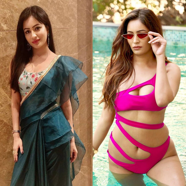 Pooja Bisht – saree vs bikini – 38.