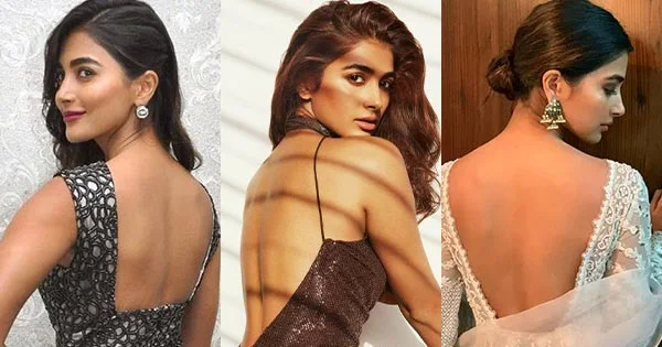 9 hot photos of Pooja Hegde flaunting her sexy back in stylish outfits.