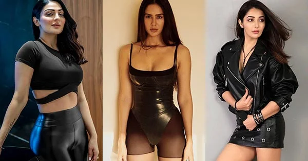 9 hot Punjabi actresses in leather/latex outfits.