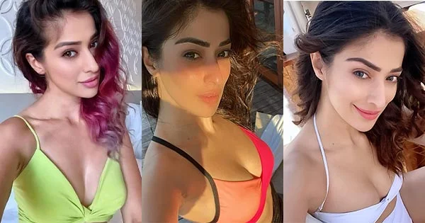 Raai Laxmi cleavage bikini selfie hot actress