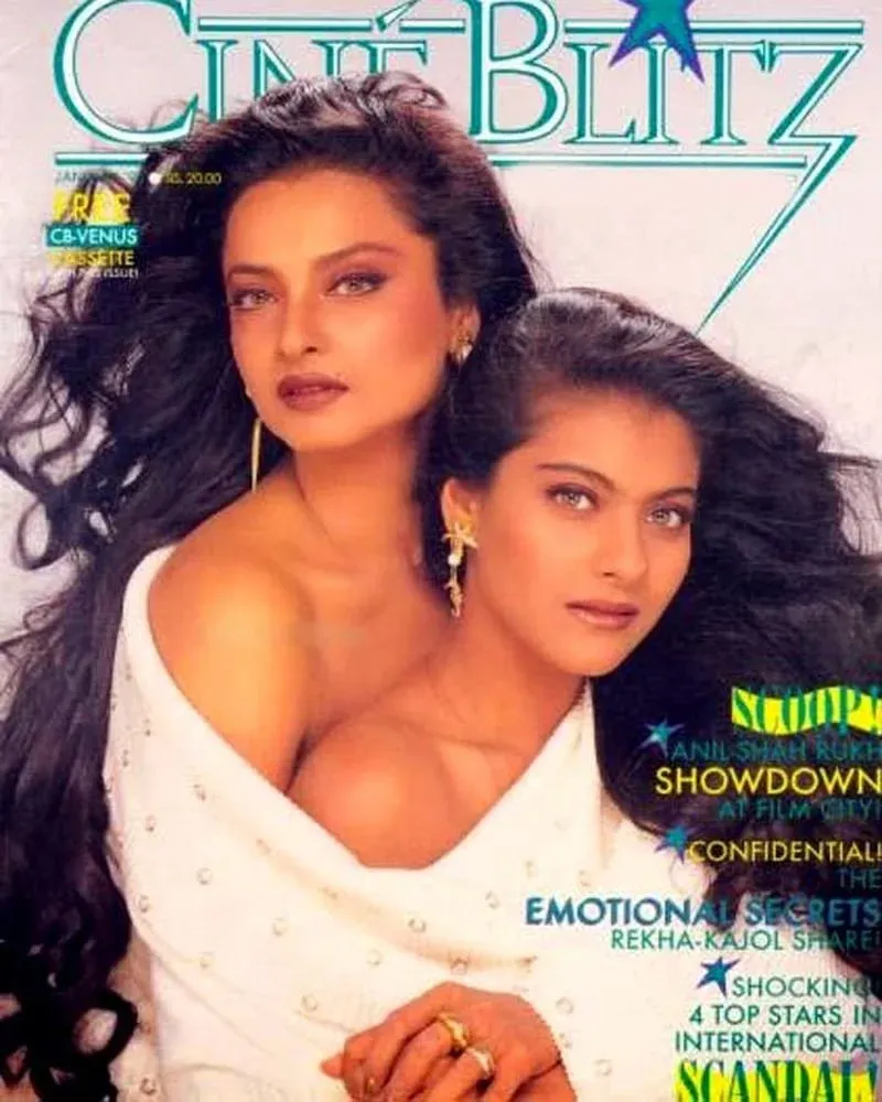 rekha kajol bold controversial bollywood photos