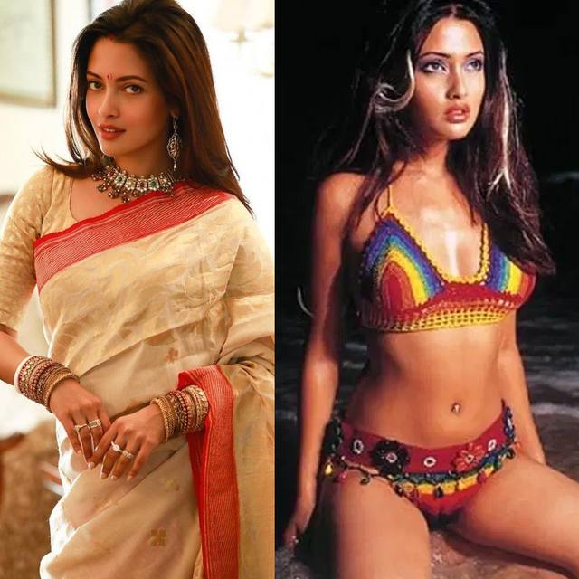 riya sen saree vs bikini hot actress