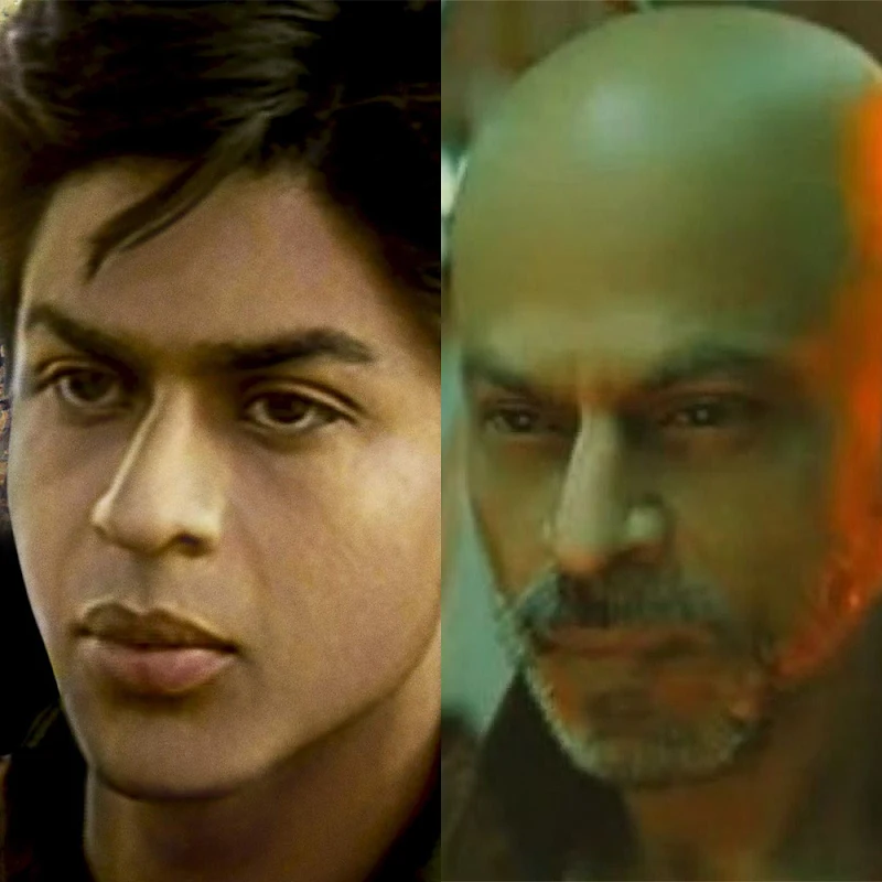 Shah Rukh Khan – then vs now – Celebrity transformation – 1.