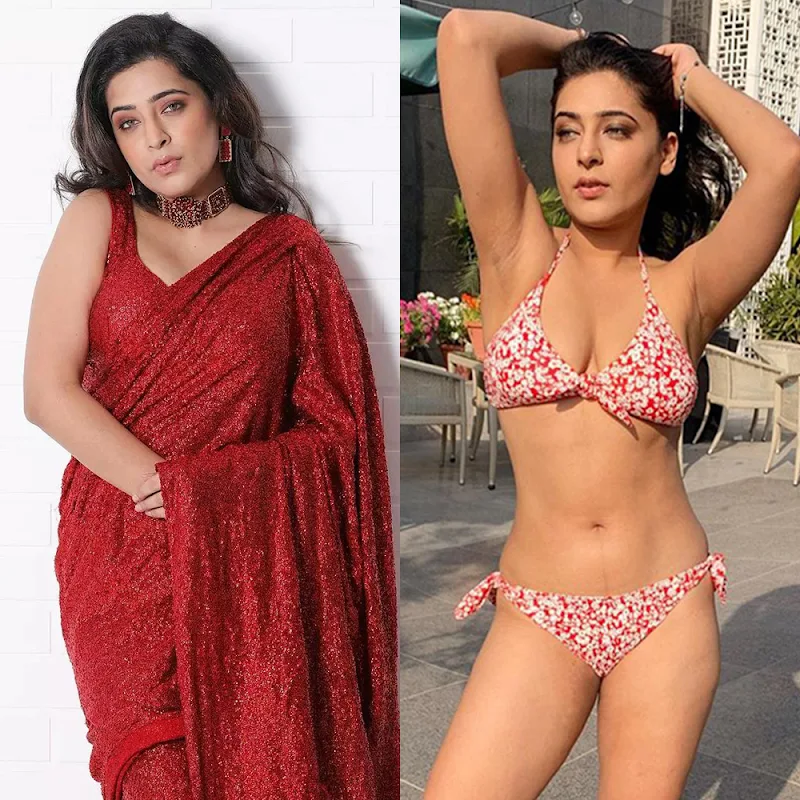 Shiny Dixit – saree vs bikini – 71.