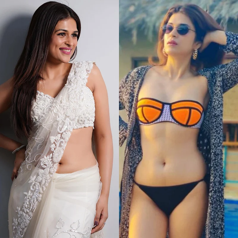 Shraddha Das – saree vs bikini – 126.