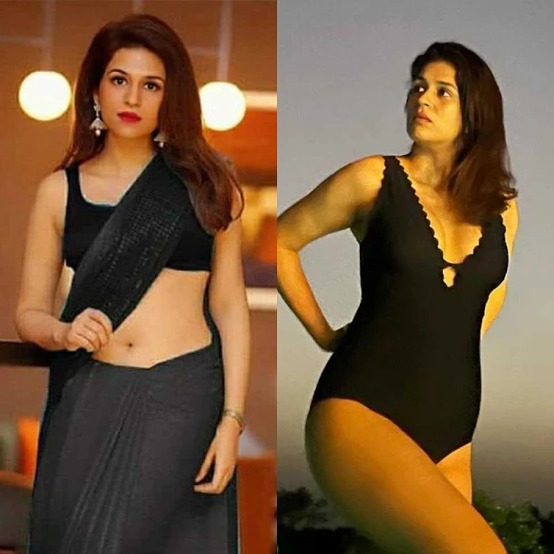 Shraddha Das – saree vs bikini – 187.