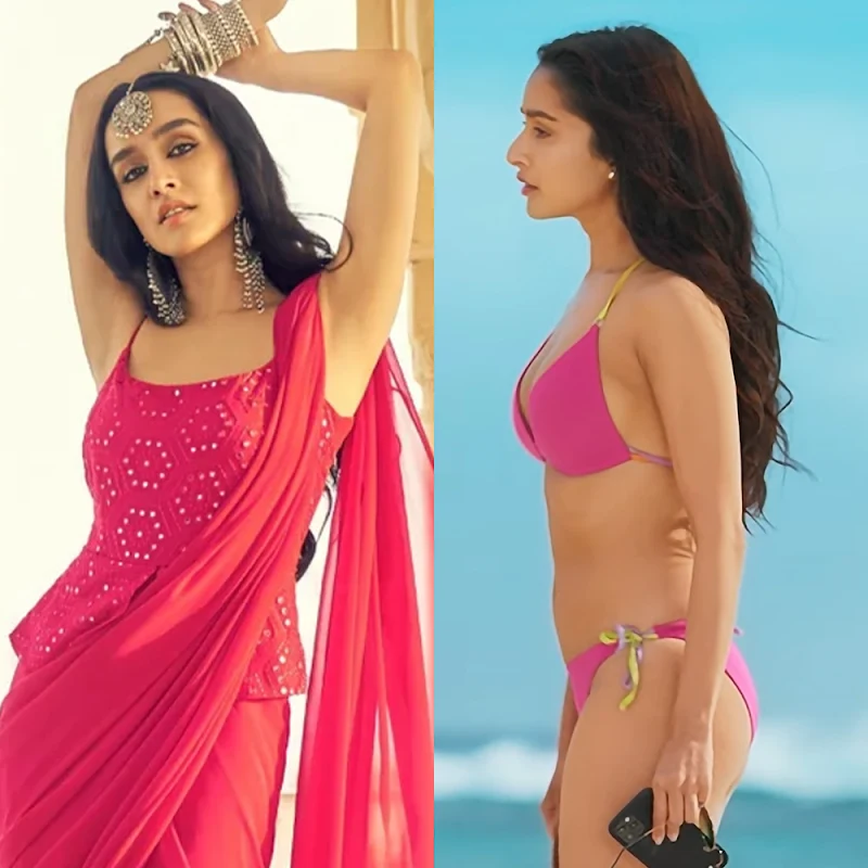 Shraddha Kapoor – saree vs bikini – 165.