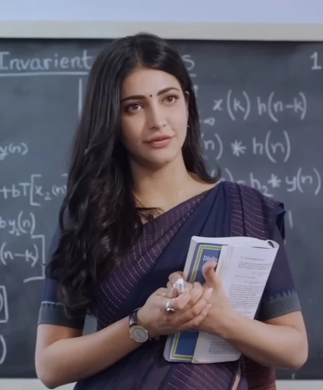 shruti haasan premam actress as teacher