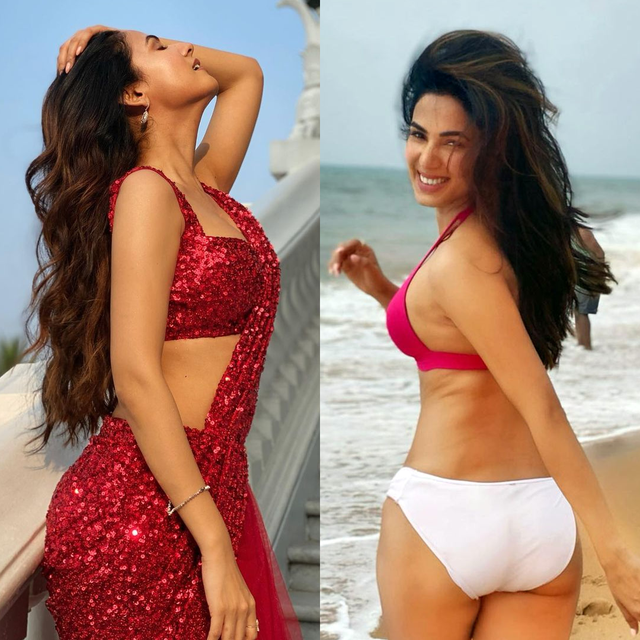 Sonal Chauhan saree vs bikini