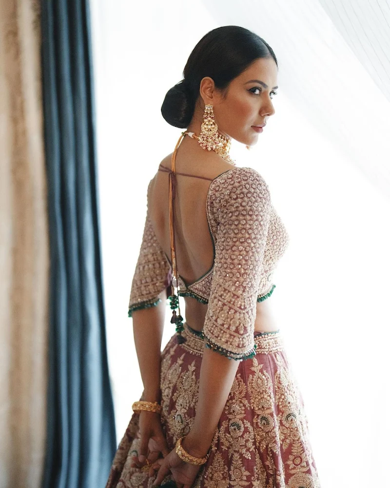 Sonam Bajwa backless hot punjabi actress