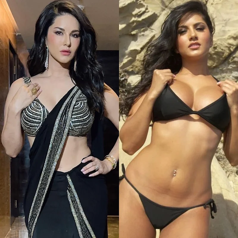 Sunny Leone – saree vs bikini – 185.