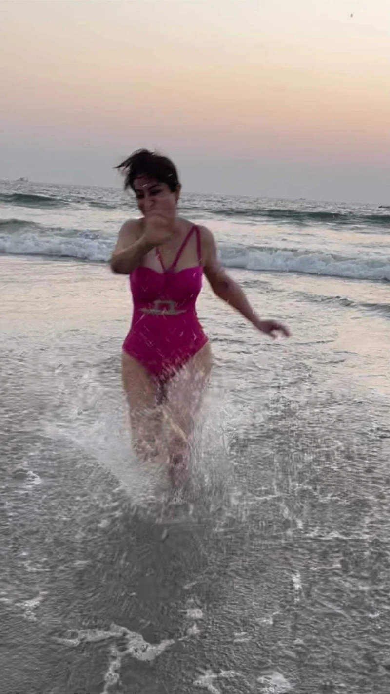 tisca chopra swimsuit hot actress