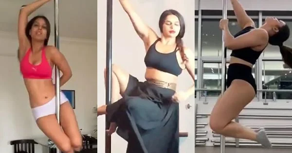 Tv actress pole dance hot video