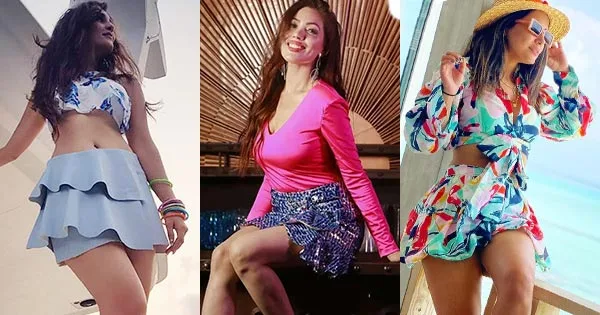 9 Indian TV actresses in short skirts flaunting sexy legs – see these small screen divas’ stylish look.