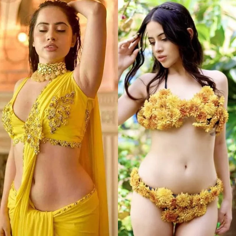 Urfi Javed – saree vs bikini – 48.