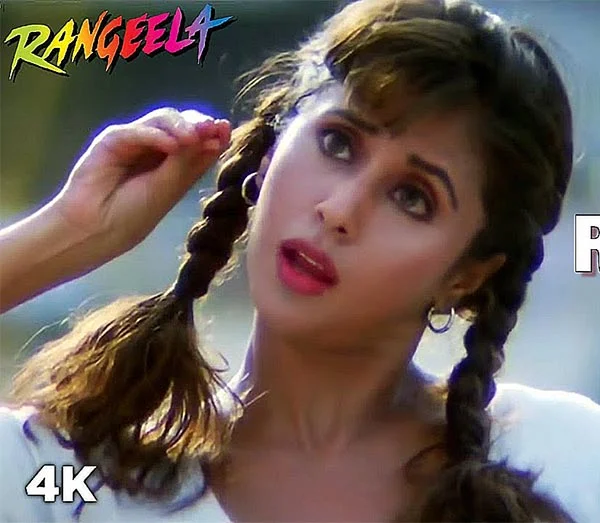 Urmila Matondkar pigtail hairstyle bollywood actress