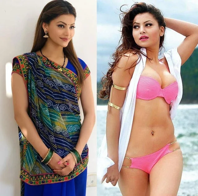 urvashi rautela saree vs bikini hot actress