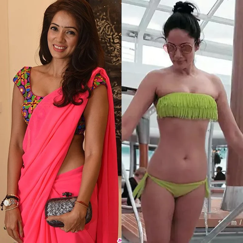 Vidya Malvade – saree vs bikini – 53.