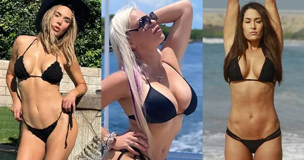 15 hottest wwe divas in black bikini flaunting their fit sexy body and looking too hot to handle – see now.