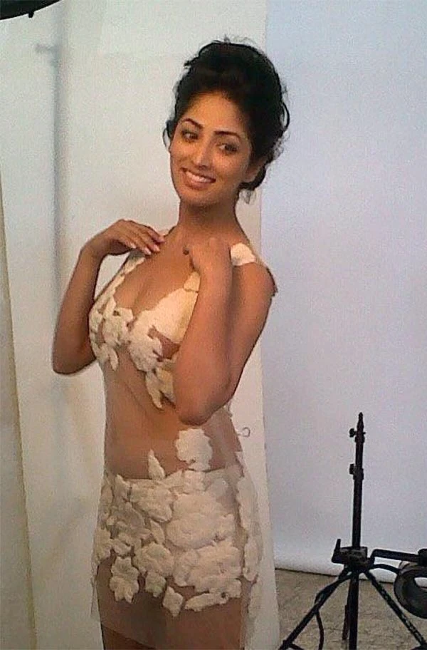 Yami Gautam sheer outfit bold hot