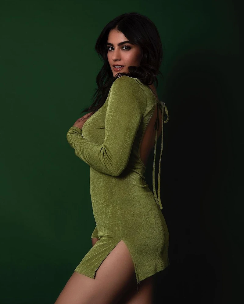 Kavya Thapar curvy actress tight short dress