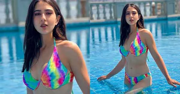 Sara Ali Khan in multi-color bikini flaunts her sexy body – see latest viral hot photo.