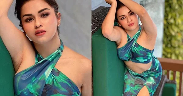 Avneet Kaur turns the heat up in this thigh high slit outfit – see latest hot photos.