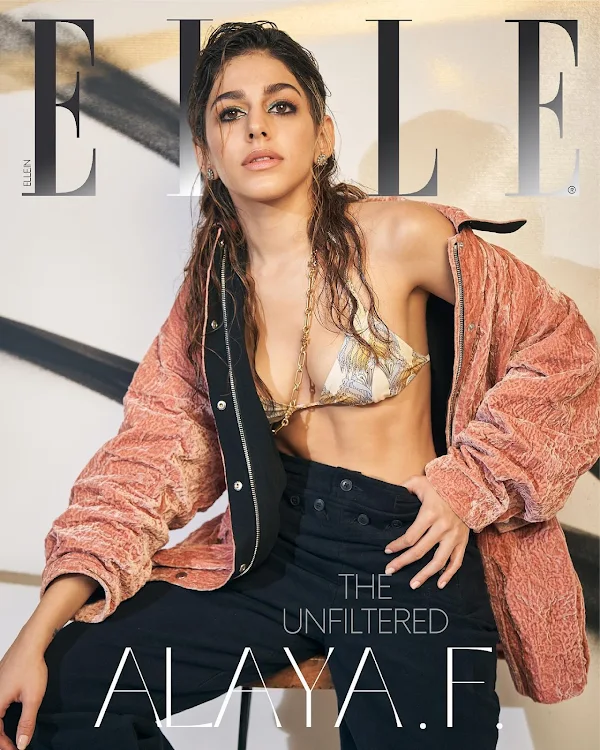 Alaya F hot photoshoot Elle magazine