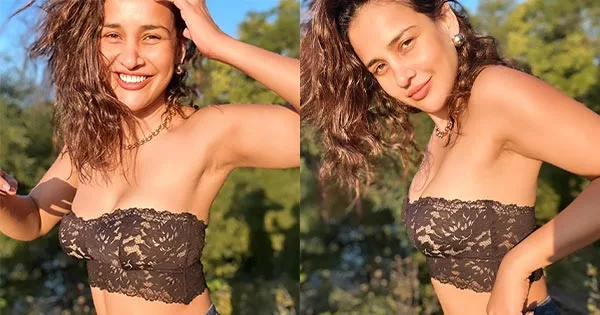 Aisha Sharma in tiny lace bralette turns the heat up – see now.