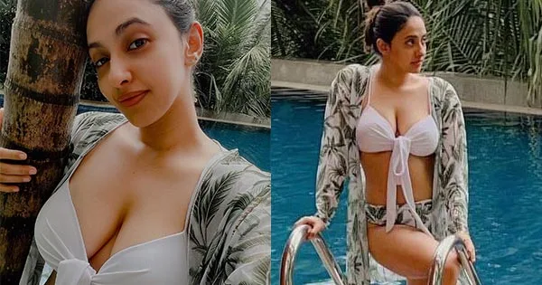 Akansha Ranjan Kapoor flaunts fine curves and ample cleavage in latest bikini pics – see now.