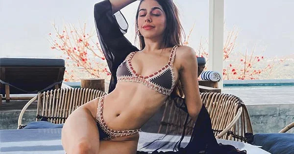 Alaya F is too hot to handle in this tiny bikini flaunting her slim toned sexy body – see now.