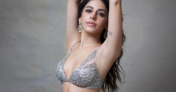 alaya f tiny bralette cleavage slim sexy figure bollywood actress