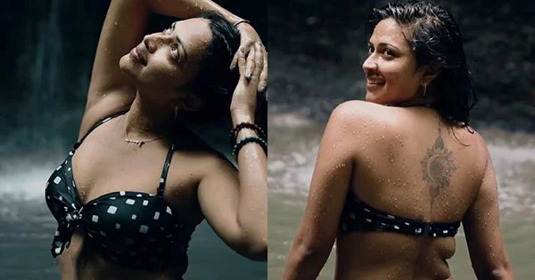 Amala Paul in black bikini is too hot to handle – watch video.